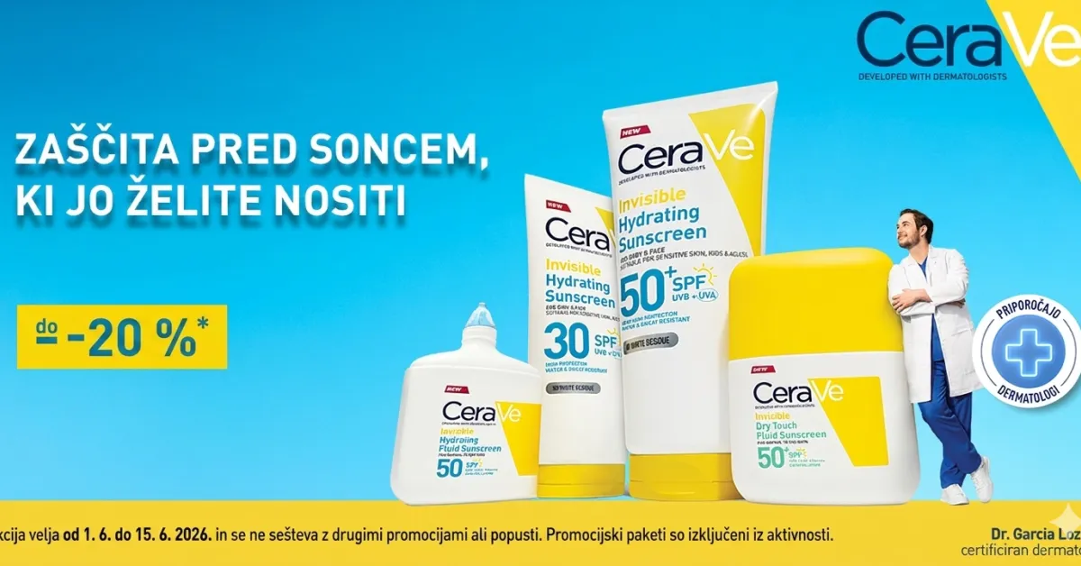 CERAVE SUNSCREEN do -20%