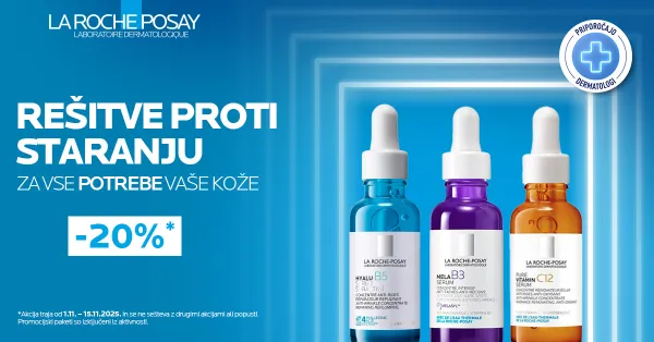 La Roche Posay linija proti staranju kože od 1.11. do 15.11. -20%