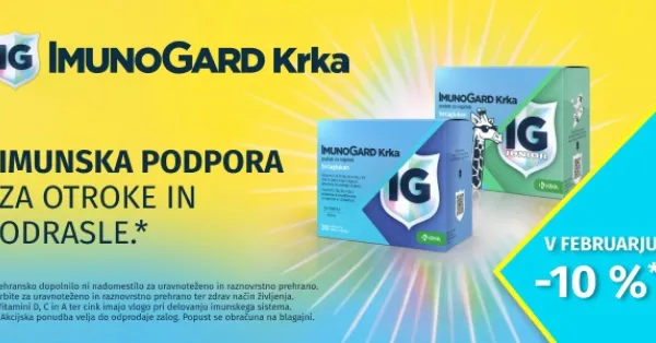 Imunogard Krka v februarju -10%